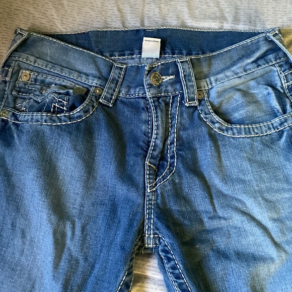 True Religion RICKY ROPE STITCH FLAP STRAIGHT JEAN - Picture 3 of 4